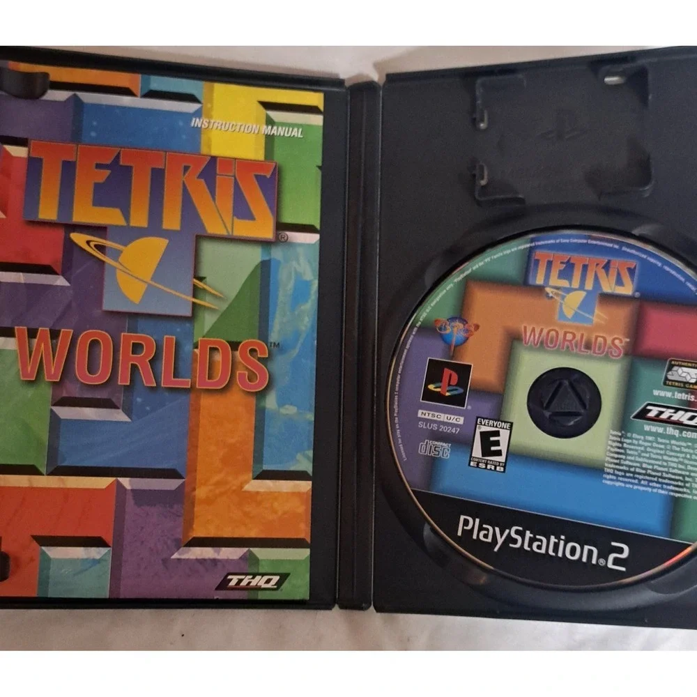 Tetris Worlds Sony PlayStation 2 PS2 Complete CIB Tested With Manual THQ